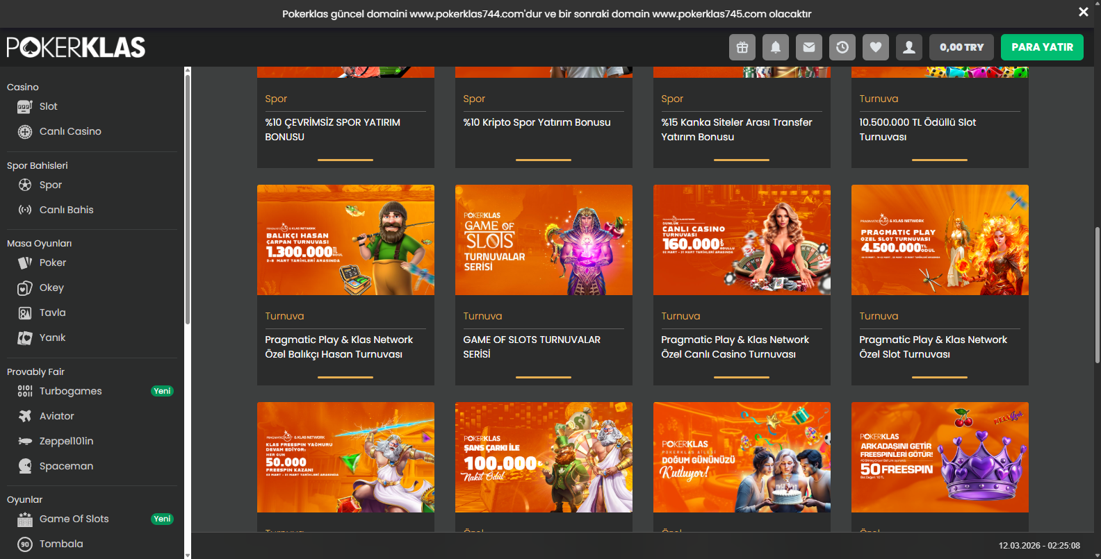 Pokerklas Canlı Bahis